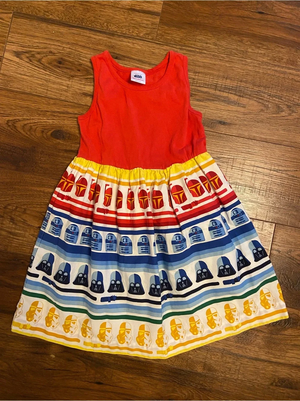Hanna Andersson x Star Wars Sleeveless Fit and Flare Dress Size US 5 EUC